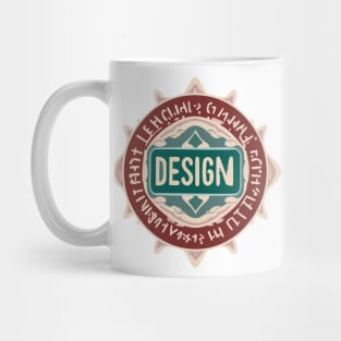 a vintage-style t-shirt with retro typography and graphics. Use distressed textures and warm, , tipseason, nostalgic colors to evoke a sense of the past Mug